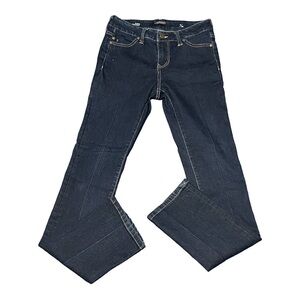 Liverpool Sadie Jean Mid-Rise Classic Straight-Leg Slimming Blue Denim 26X30